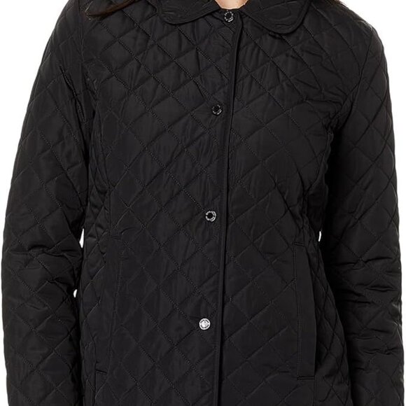 Calvin Klein Black Quilted Water& Wind Resistant Jacket Size S NWT - Picture 3 of 16